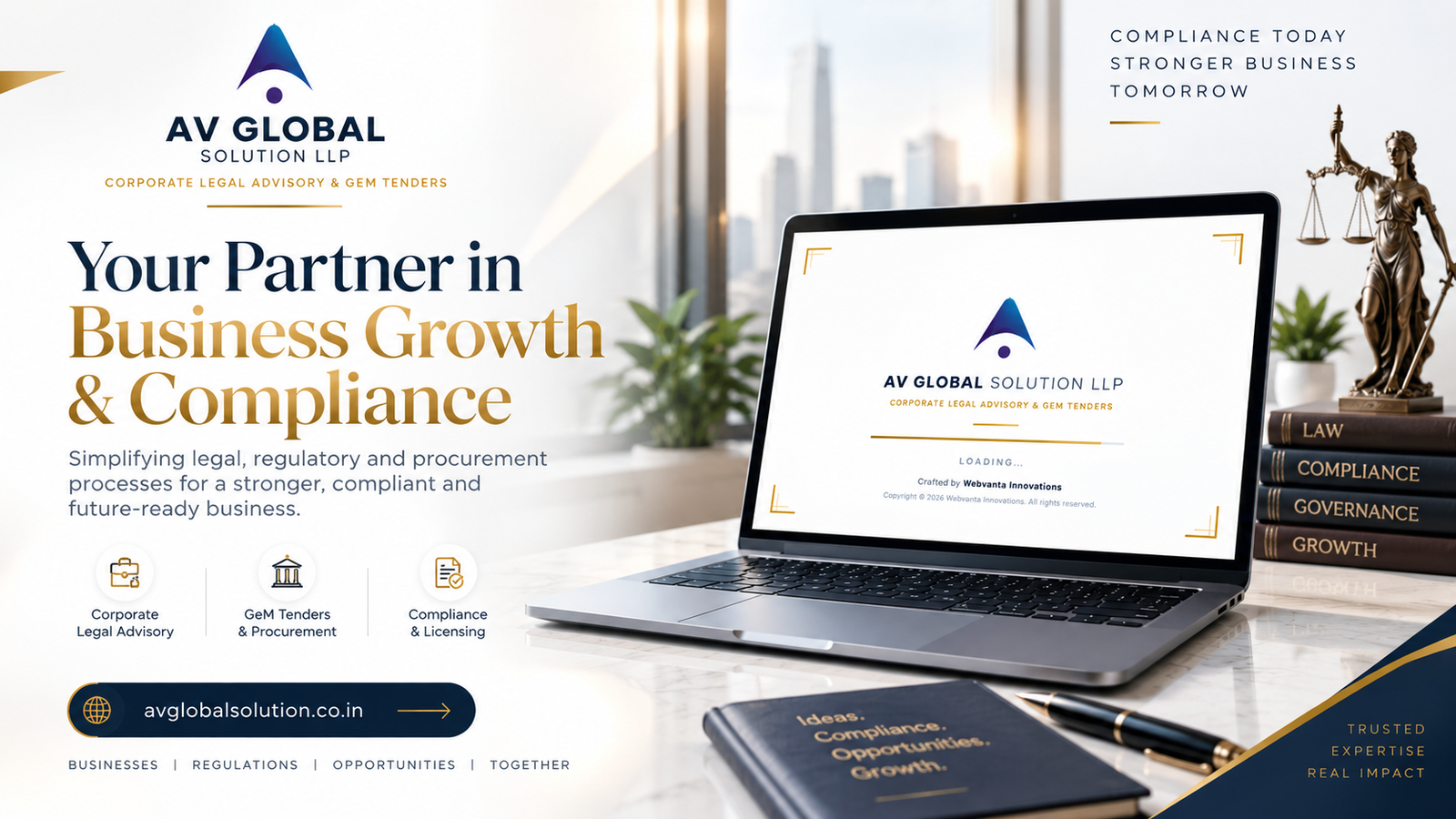 AV Global Solution LLP Website Development